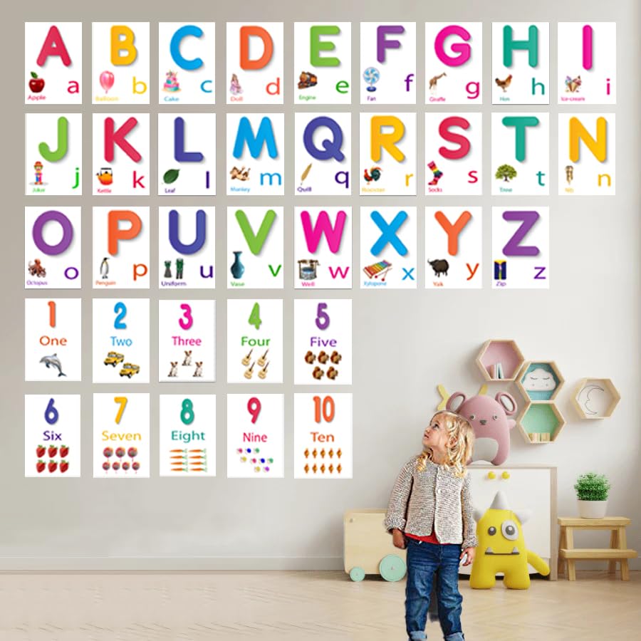 Amazon.com: Nawlai Print House Kids 26 Letters Large Size Alphabet